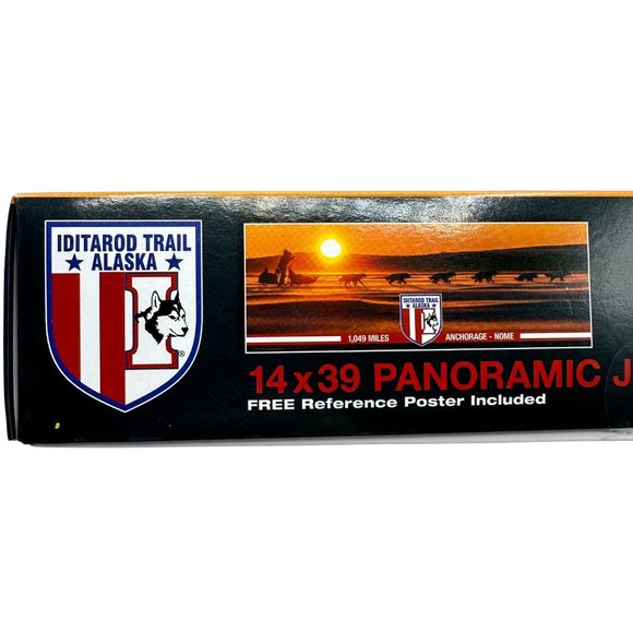 Iditarod Trail Alaska Anchorage Nome Over 1000 Piece Puzzle Panoramic 14x39 - Picture 4 of 8